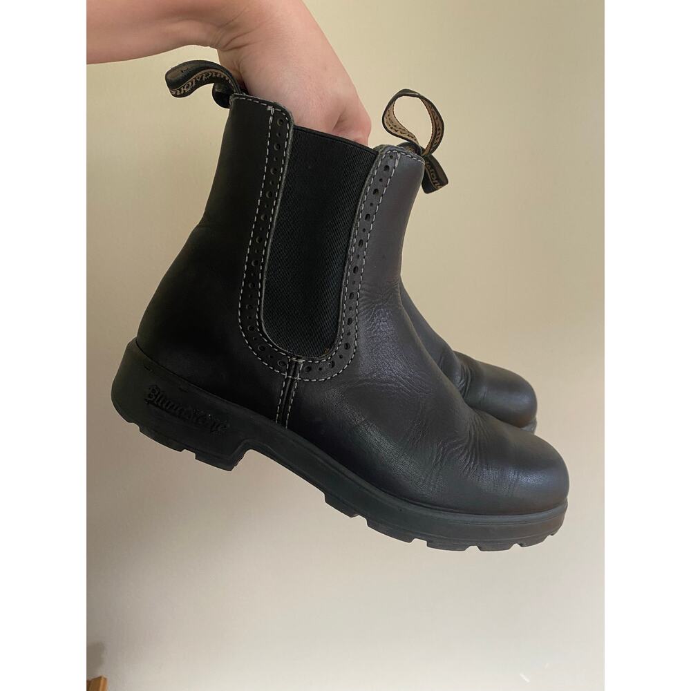 Blundstone #1448 women's Chelsea boots in Voltan Black leather 4.5 AU 7.5 US
